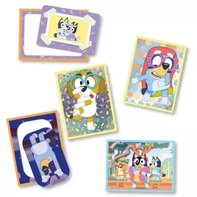 Blister de 7 pochettes Bluey Panini - Jeu de stickers