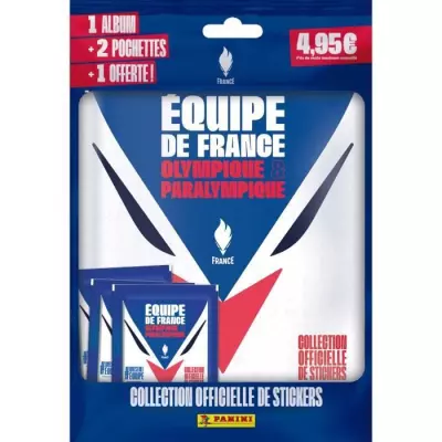Album de stickers + pochettes PANINI JO 2024 Equipe de France - JEU DE STICKERS
