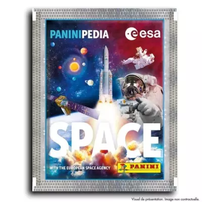 8 pochettes Blister PANINI - Collection PaniniPedia Space