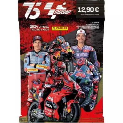 Pack de Démarrage PANINI Moto GP 2024 TC - Classeur + 2 pochettes + 2 cartes