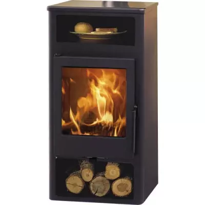 Poele a bois PANADERO Swan Ecodesign - 5,9 kw - Bûches 40 cm