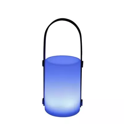 Lanterne rechargeable USB GALIX - Bambou/Plastique - 4 LED WRGB