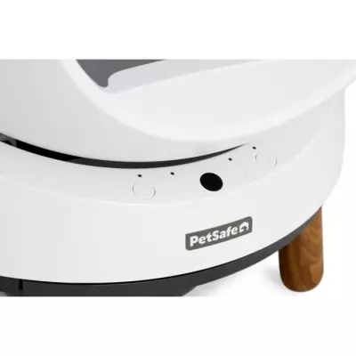 Bac à litière intelligent PETSAFE SMART SPIN - Connecté - Blanc