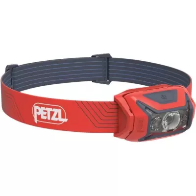 Lampe frontale PETZL ACTIK - 450 lumens - Rouge