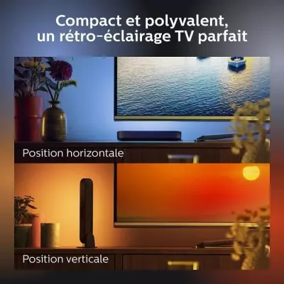 Lampe connectée Philips Hue Hue Play Pack x1 - Blanc 