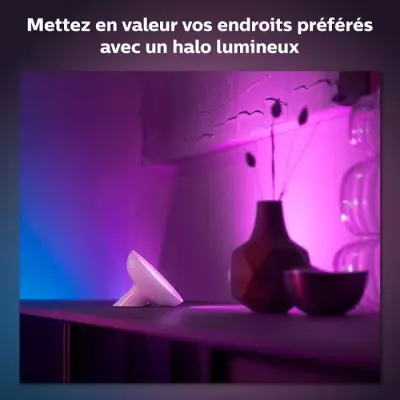 Philips Hue Bloom Noir: Ampoule Intelligente Bluetooth, Compatible Alexa, Google et Homekit
