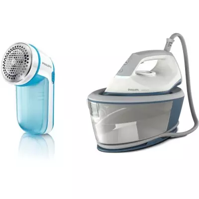 Centrale Vapeur + Rase Peluche Philips Compact - 6 bars