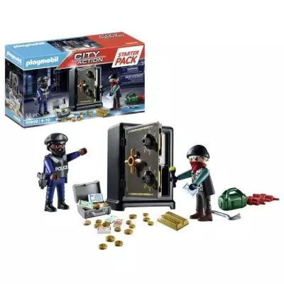 Pack de démarrage Playmobil 70908 Policier cambrioleur de coffre-fort