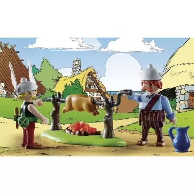 Fête avec Astérix et amis : PLAYMOBIL 70931 - Univers miniature