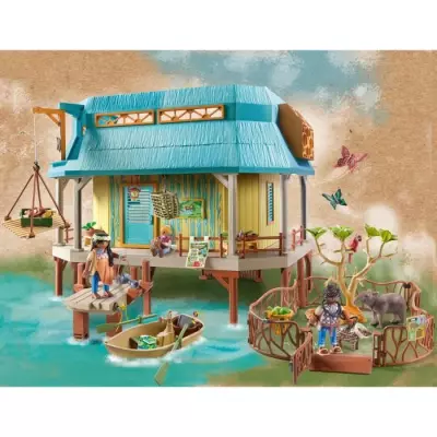 Centre de soins pour animaux écologique PLAYMOBIL 71007 - Univers miniature