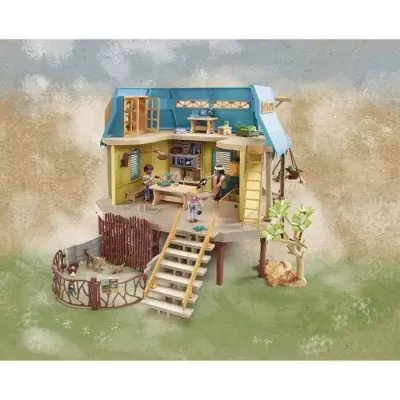 Centre de soins pour animaux écologique PLAYMOBIL 71007 - Univers miniature