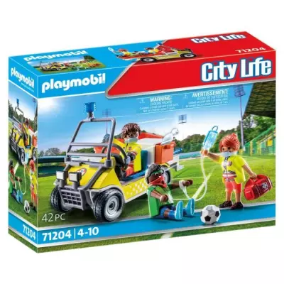 Véhicule de secours PLAYMOBIL 71204 - City Action Les Secouristes
