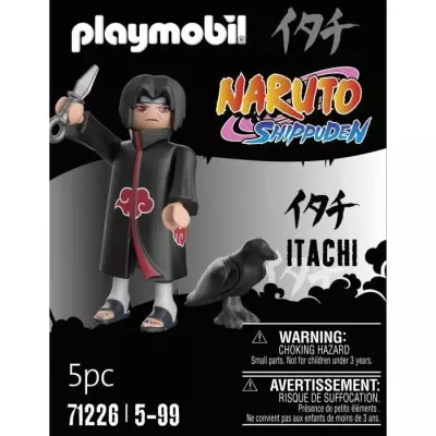 Figurine PLAYMOBIL 71226 Itachi Akatsuki - Naruto Shippuden - Pour les 5 ans