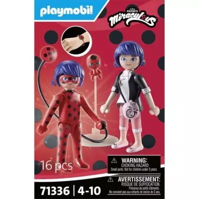 Découvrez PLAYMOBIL 71336 Miraculous : Marinette & Ladybug