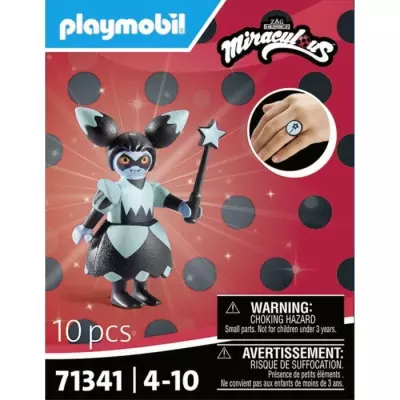 Découvrez le PLAYMOBIL 71341 Miraculous : Marionnettiste, dimensions compactes!