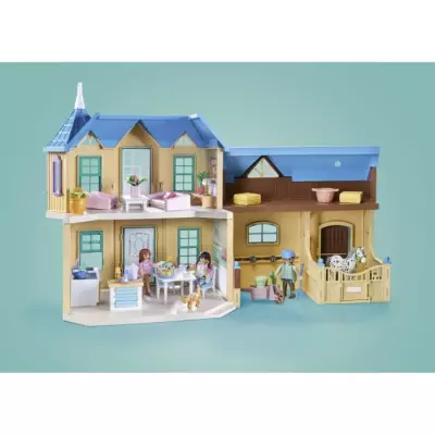 Jeux d'équitation PLAYMOBIL 71351 - Cascade & Chevaux - 264 pièces