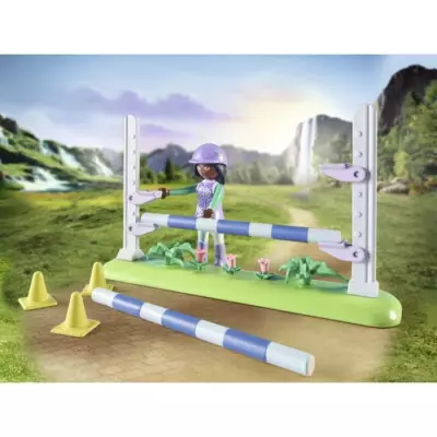 Horses of Waterfall: Zoe & Blaze avec parcours d'obstacles