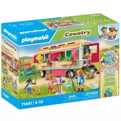 Découvrez la Roulotte Café Boutique PLAYMOBIL 71441 - Univers Miniature
