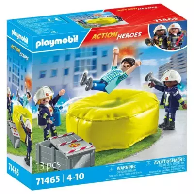 Sauvetage héroïque avec les pompiers PLAYMOBIL 71465 - Univers miniature