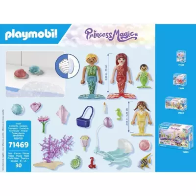 Jeux PLAYMOBIL 71469 Famille de sirènes : Univers miniature enchanté Jeux PLAYMOBIL 71469 Famille de sirènes : Univers miniature enchanté