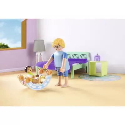 Ensemble My Life Playmobil 71609 Chambre de parents - Maison d'architecte