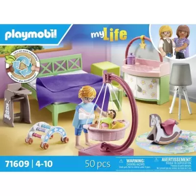 Ensemble My Life Playmobil 71609 Chambre de parents - Maison d'architecte