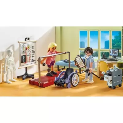 Atelier de kinésithérapie PLAYMOBIL 71617 - Hôpital Action Heroes