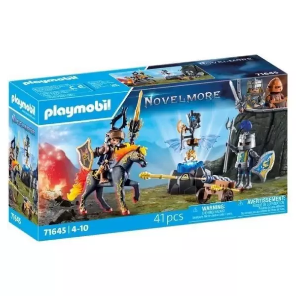 PLAYMOBIL 71645 Duel de chevaliers, Les chevaliers Novelmore, 41 pieces, Des 4 ans