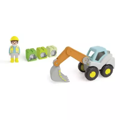 Excavatrice PLAYMOBIL Junior 71684 pour bébé, dès 12 mois Excavatrice PLAYMOBIL Junior 71684 pour bébé, dès 12 mois