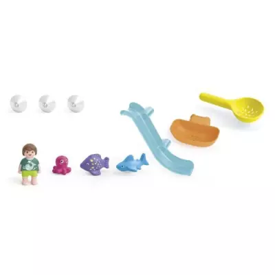 Toboggan aquatique PLAYMOBIL Junior 71689 - Des 18 mois Toboggan aquatique PLAYMOBIL Junior 71689 - Des 18 mois