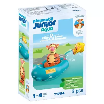Jeu PLAYMOBIL JUNIOR 71704 Tigrou avec canot - Univers miniature Jeu PLAYMOBIL JUNIOR 71704 Tigrou avec canot - Univers miniature