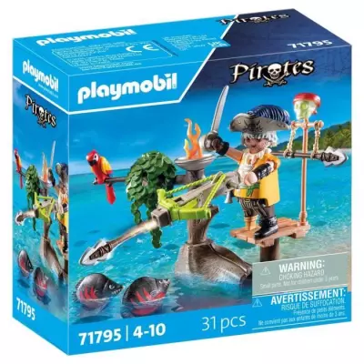 Jeu PLAYMOBIL Pirates: Vise les poissons avec ton arbalète Jeu PLAYMOBIL Pirates: Vise les poissons avec ton arbalète