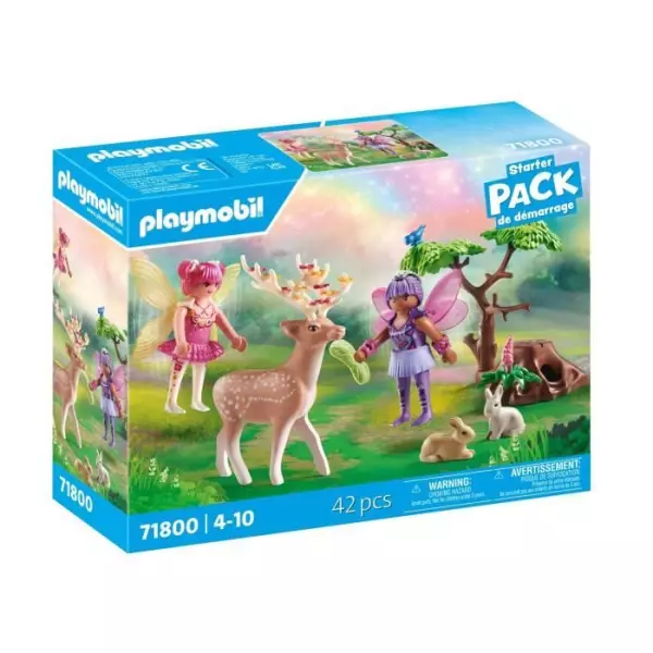 PLAYMOBIL 71800 Duo de fées avec animaux de la foret, Princess Magic Starter Pack, 42 pieces, Des 4 ans