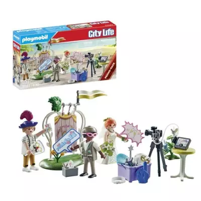 Jeu PLAYMOBIL 71367 : Couple de mariés avec appareil photo - City life Jeu PLAYMOBIL 71367 : Couple de mariés avec appareil photo - City life