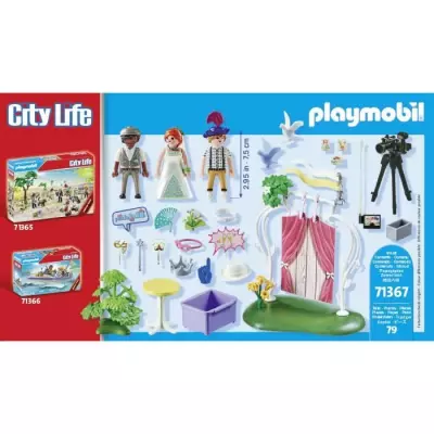 Jeu PLAYMOBIL 71367 : Couple de mariés avec appareil photo - City life Jeu PLAYMOBIL 71367 : Couple de mariés avec appareil photo - City life