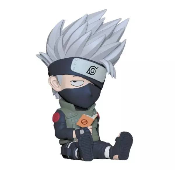 Tirelire - PLASTOY - Naruto - Kakashi - Plastique de haute qualité - Détails sculptés - Fonctionnelle