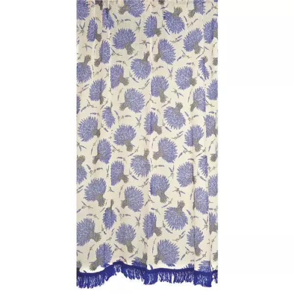 Rideau marseillais imprimé 200g/m2 Lavande (225 x 140 cm)