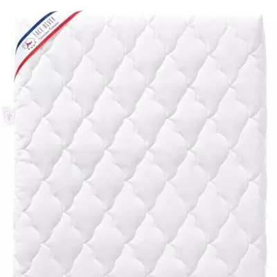 Matelas Bébé Climatisé 60x120x10 cm - Réversible et Déhoussable