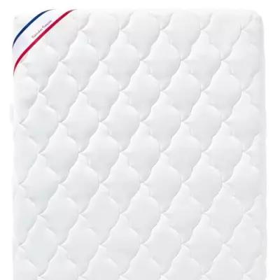 Matelas Bébé Bamboo 60x120x10 cm - Viscose Douce - Déhoussable