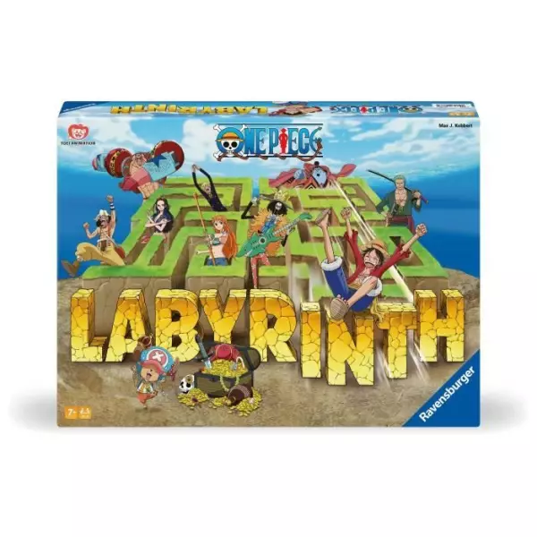 Ravensburger–Jeu de société classique–Labyrinthe One Piece–Jeu de plateau-Jeu de réflexion-Enfant et Famille–Des 7 an