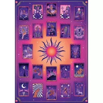 Puzzle 1500 pièces Tarot et divination - Qualité supérieure
