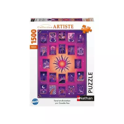 Puzzle 1500 pièces Tarot et divination - Qualité supérieure