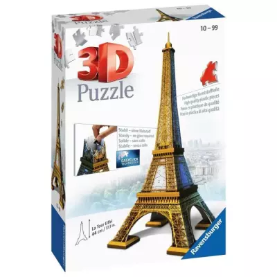 Puzzle 3D Tour Eiffel - Ravensburger - Sans colle - 216 pièces