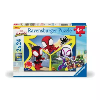 Puzzle 2x24 pièces Spidey & compagnie - Pour enfants dès 4 ans