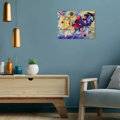 Peinture grand format 30x40 cm Kandinsky pour enfants de 12 ans