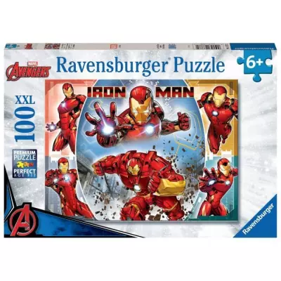 Puzzle 100 pièces XXL Iron Man - Marvel Avengers, Ravensburger