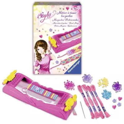 Métier à tisser les perles Ravensburger - Coffret création bracelets DIY