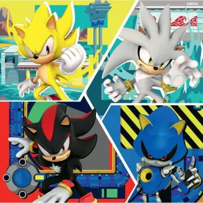 Puzzles Ravensburger 3x49 pièces - Les aventures de Sonic