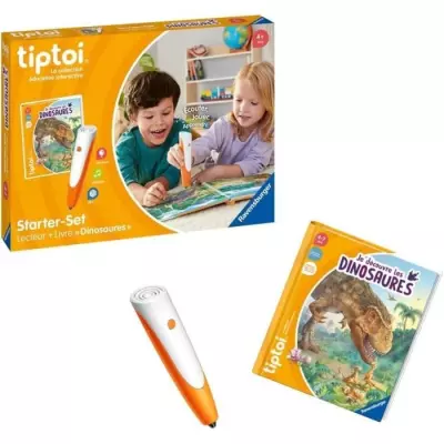 Tiptoi Starter Dino: Lecteur et livre interactif pour les 5 ans et plus