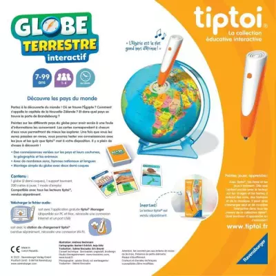Tiptoi Globe terrestre interactif 7 ans Ravensburger